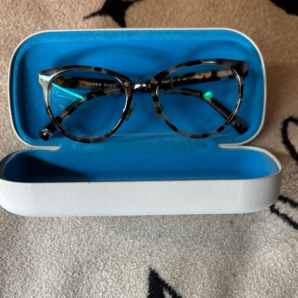 Warby Parker Tortoiseshell Cat-Eye Glasses